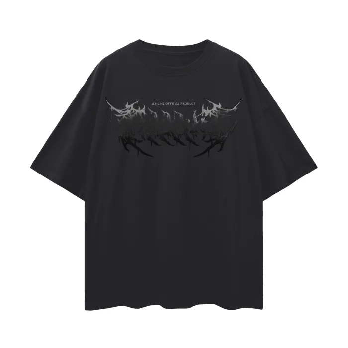 Camiseta Oversized — Marca do Sacrifício · Efeito Metal — imagem 2