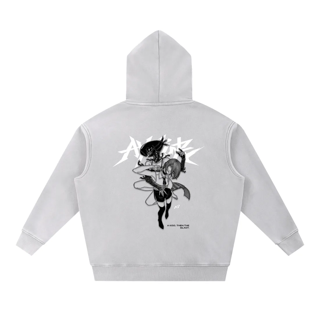 Moletom Oversized com Capuz — Contra-Ataque · Estonado — imagem 4