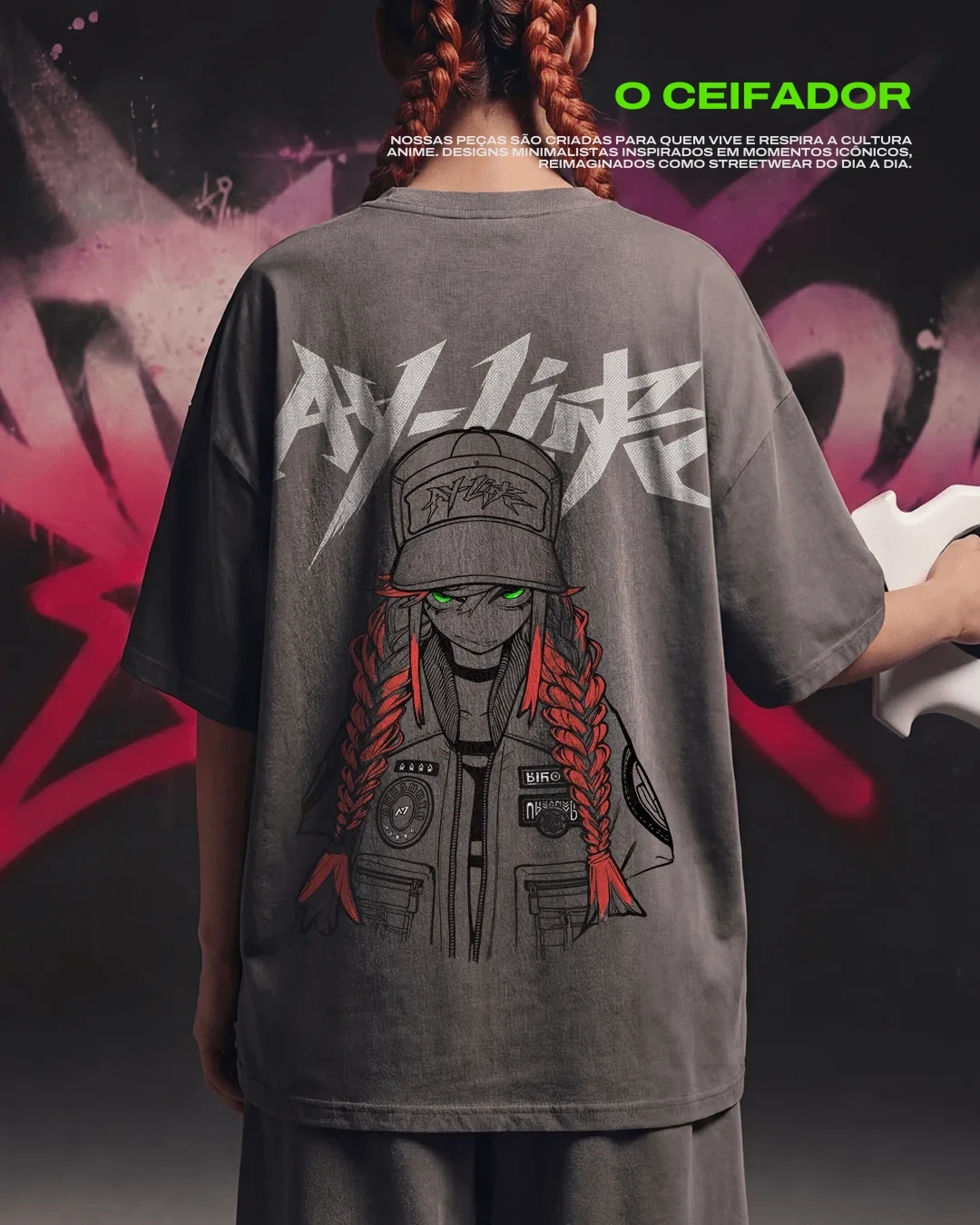 Camiseta Oversized — O Ceifador