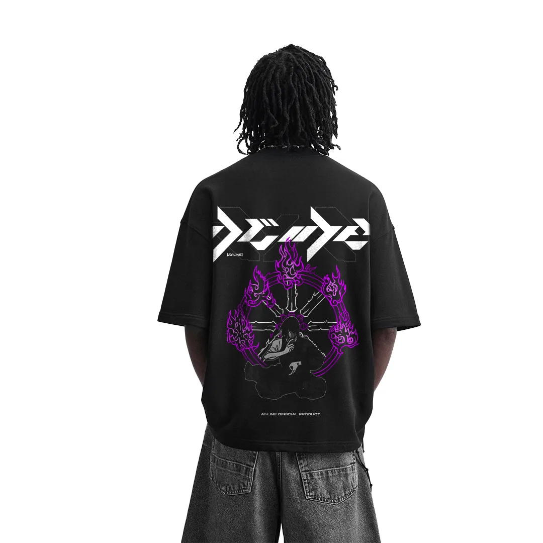 Camiseta Oversized — Cinzas do Julgamento