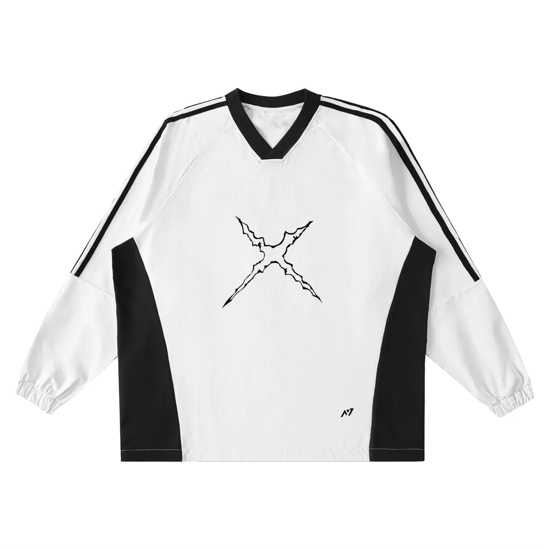 Camiseta de Manga Longa — Caminho do Rei dos Piratas · Listrada — imagem 2