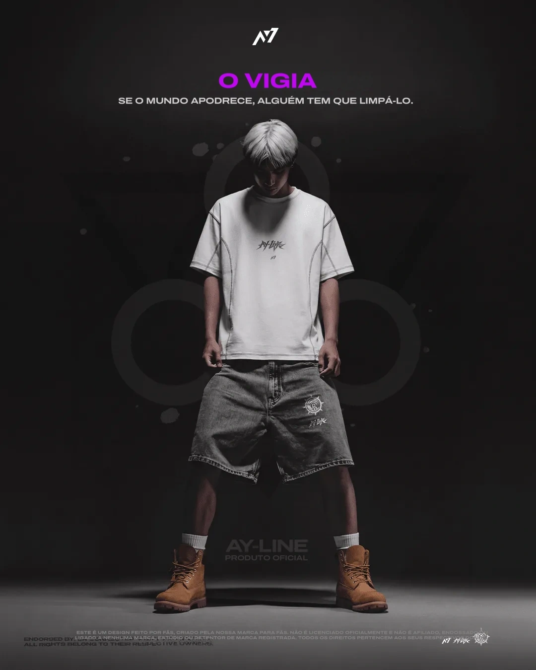 Camiseta Oversized — O Vigia — imagem 1