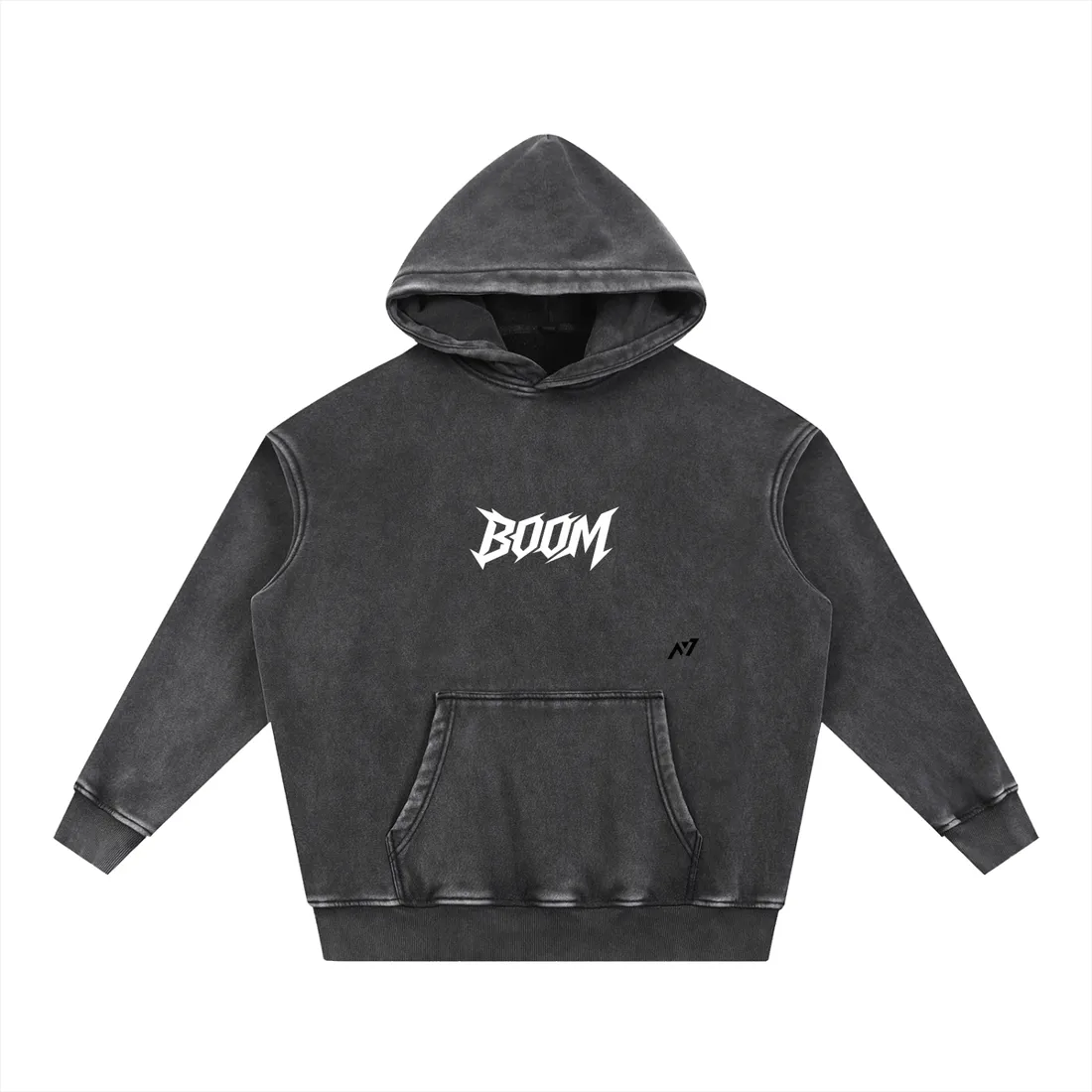 Moletom Oversized com Capuz — Contra-Ataque · Estonado