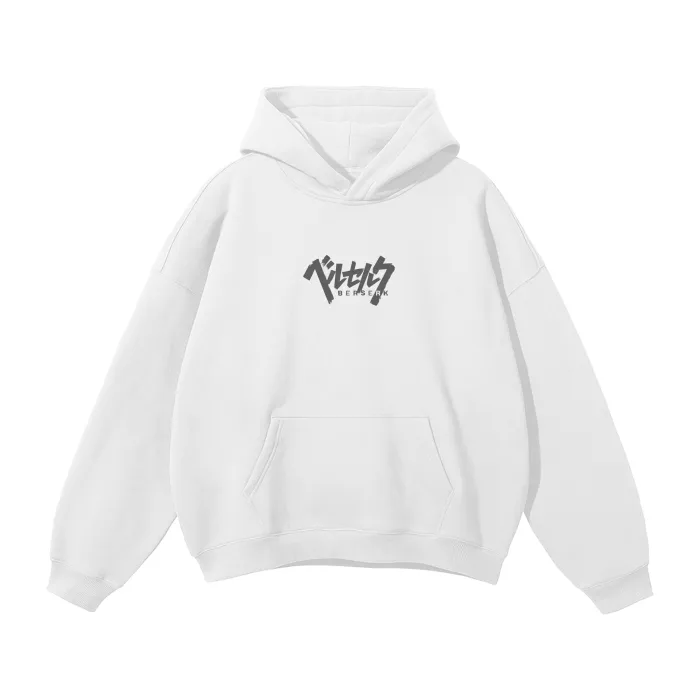 Moletom Oversized com Capuz — Marca do Sacrifício 2.0 · Branco — imagem 2