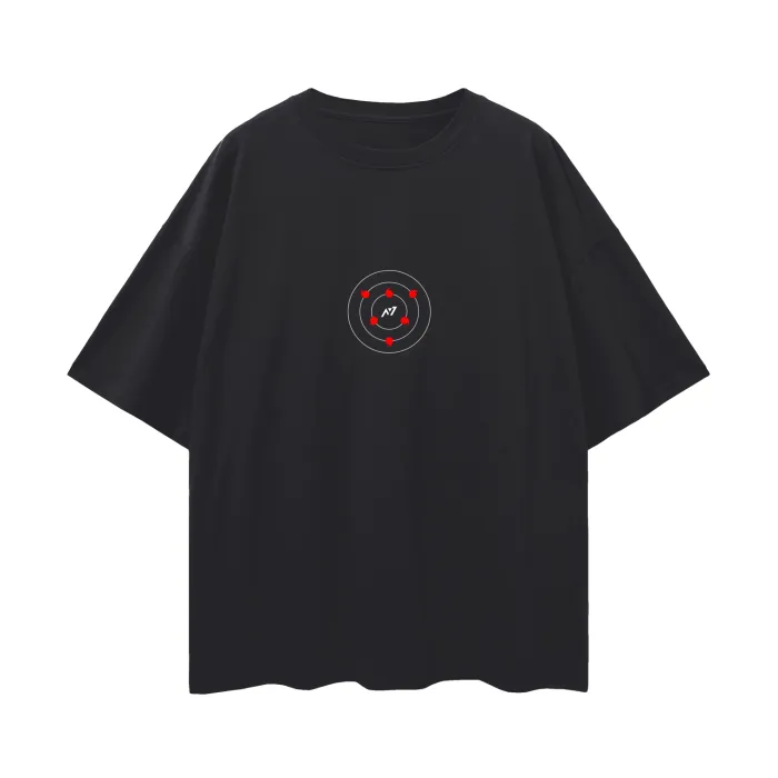 Camiseta Oversized — Olho da Lua · Preta — imagem 2
