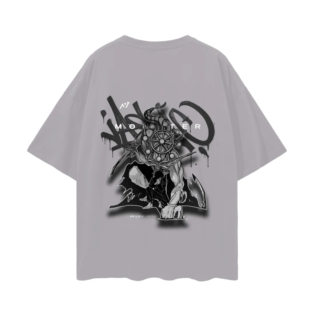 Camiseta Oversized — Monstro — imagem 3