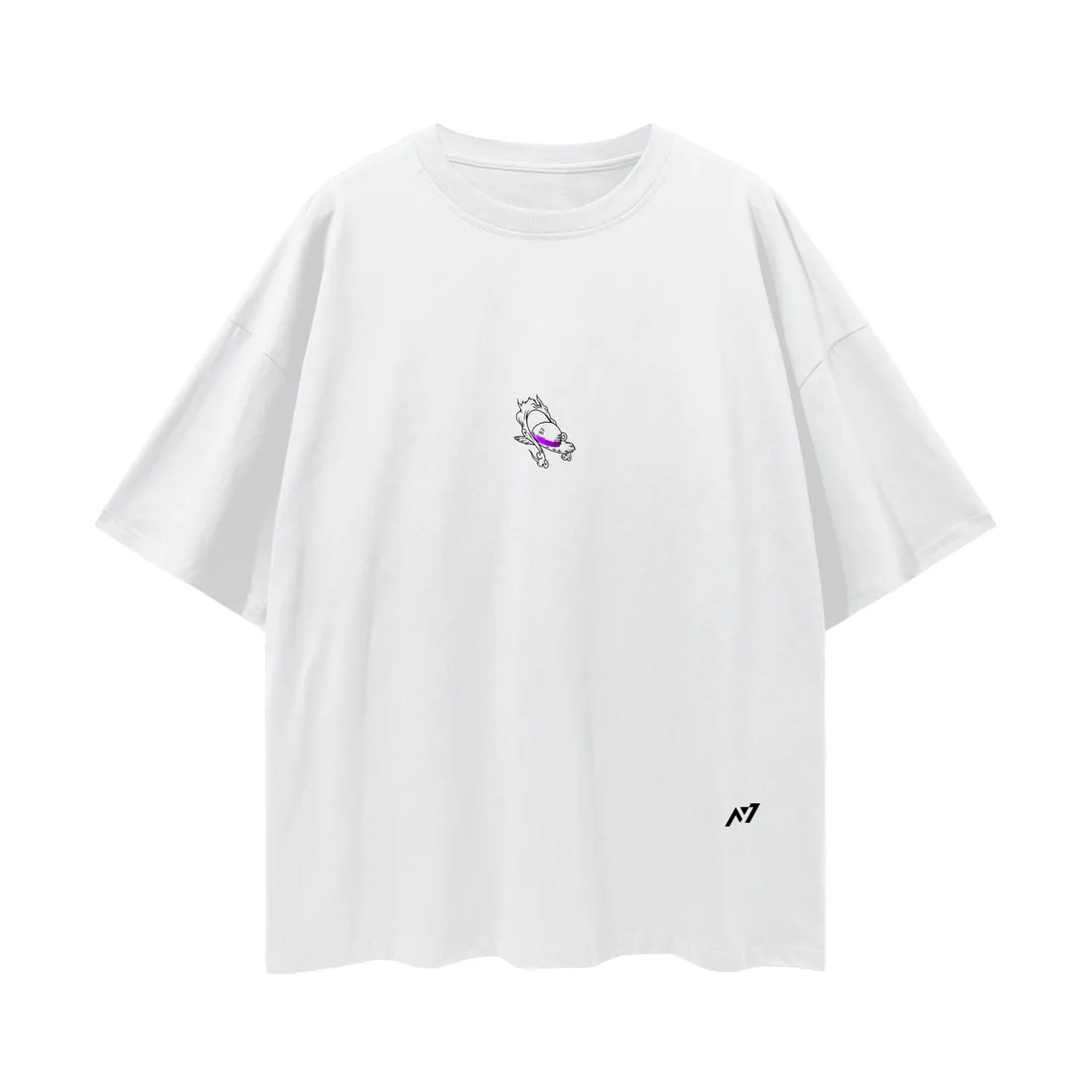 Camiseta Oversized — Pulso Desperto · Branca — imagem 1