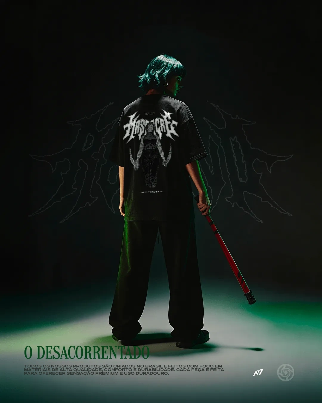 Camiseta Oversized — O Indomável — imagem 5