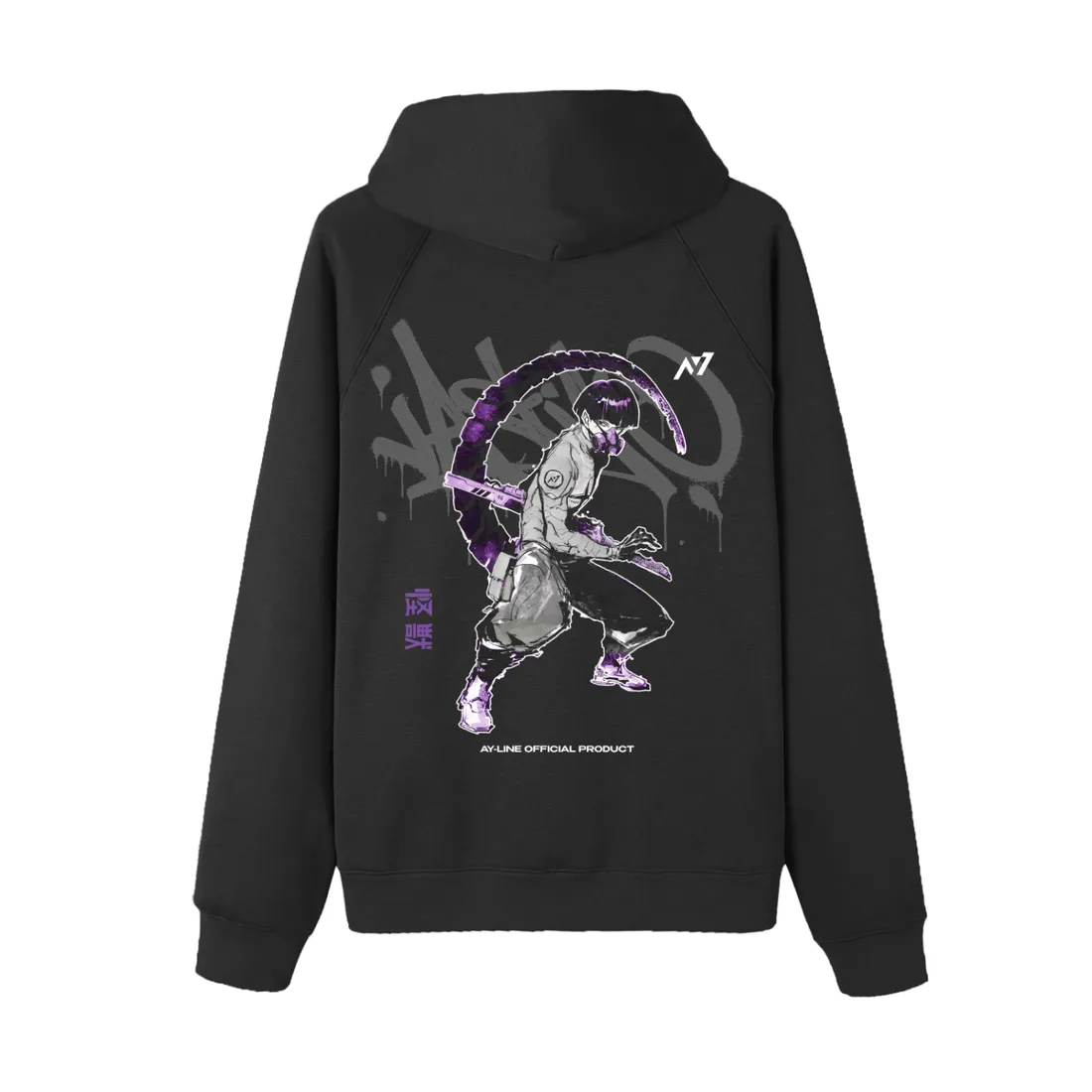 Moletom Oversized com Capuz — Veneno Violeta