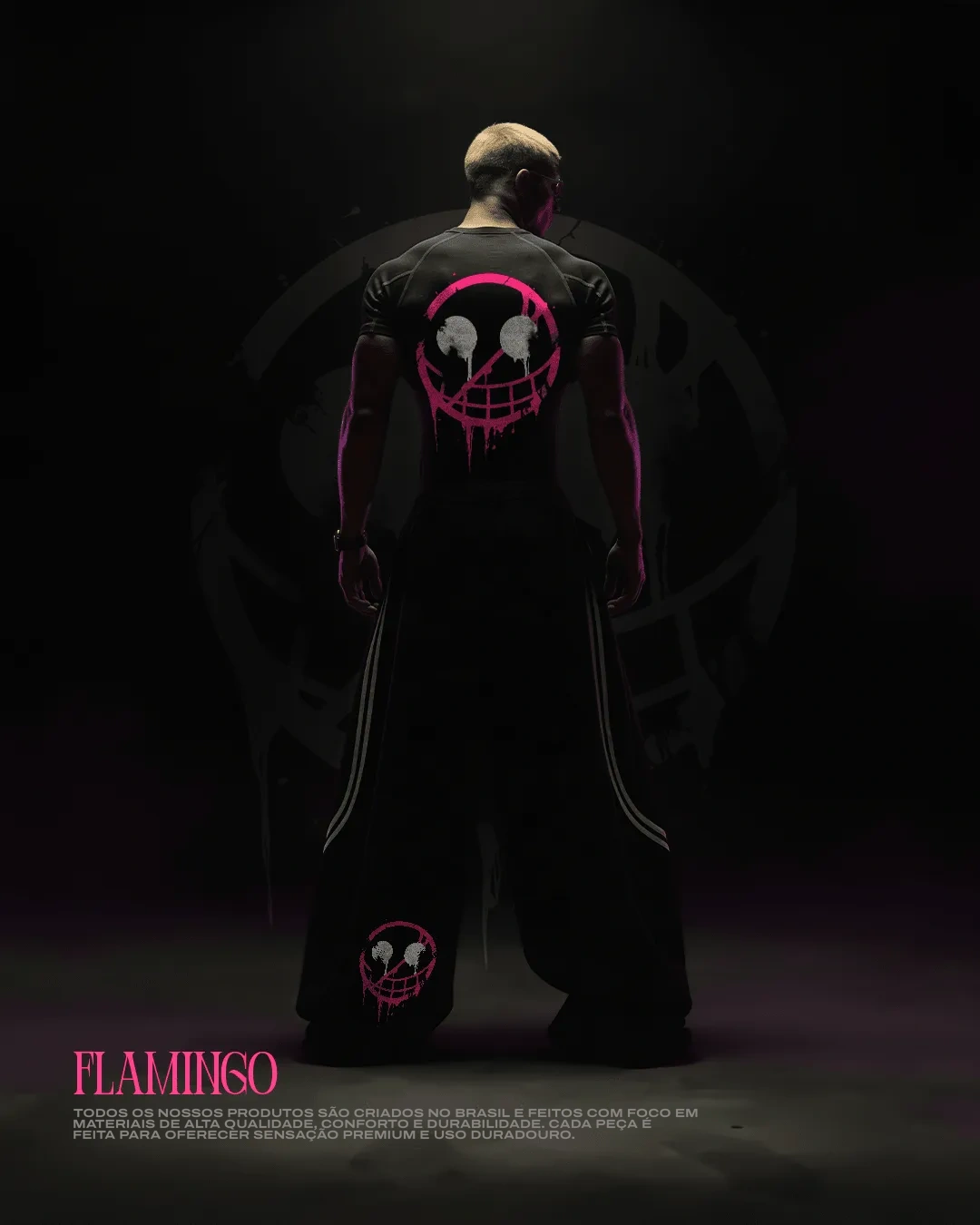 Camiseta de Compressão — Flamingo — imagem 3