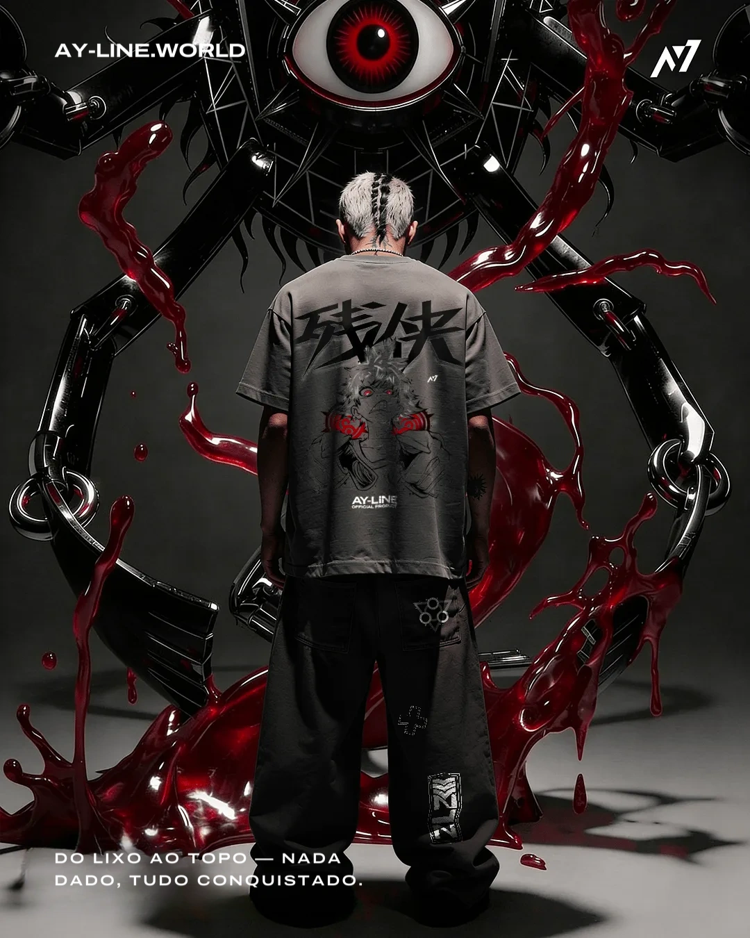 Camiseta Oversized — Deus dos Retalhos — imagem 3