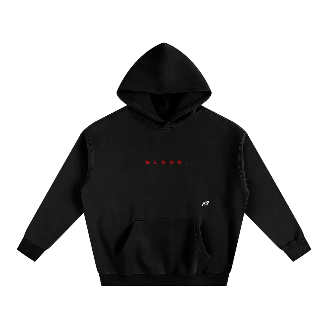 Moletom Oversized com Capuz — Sangue — imagem 2