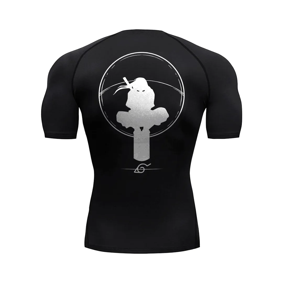 Camiseta de Compressão — Corvo Sombrio