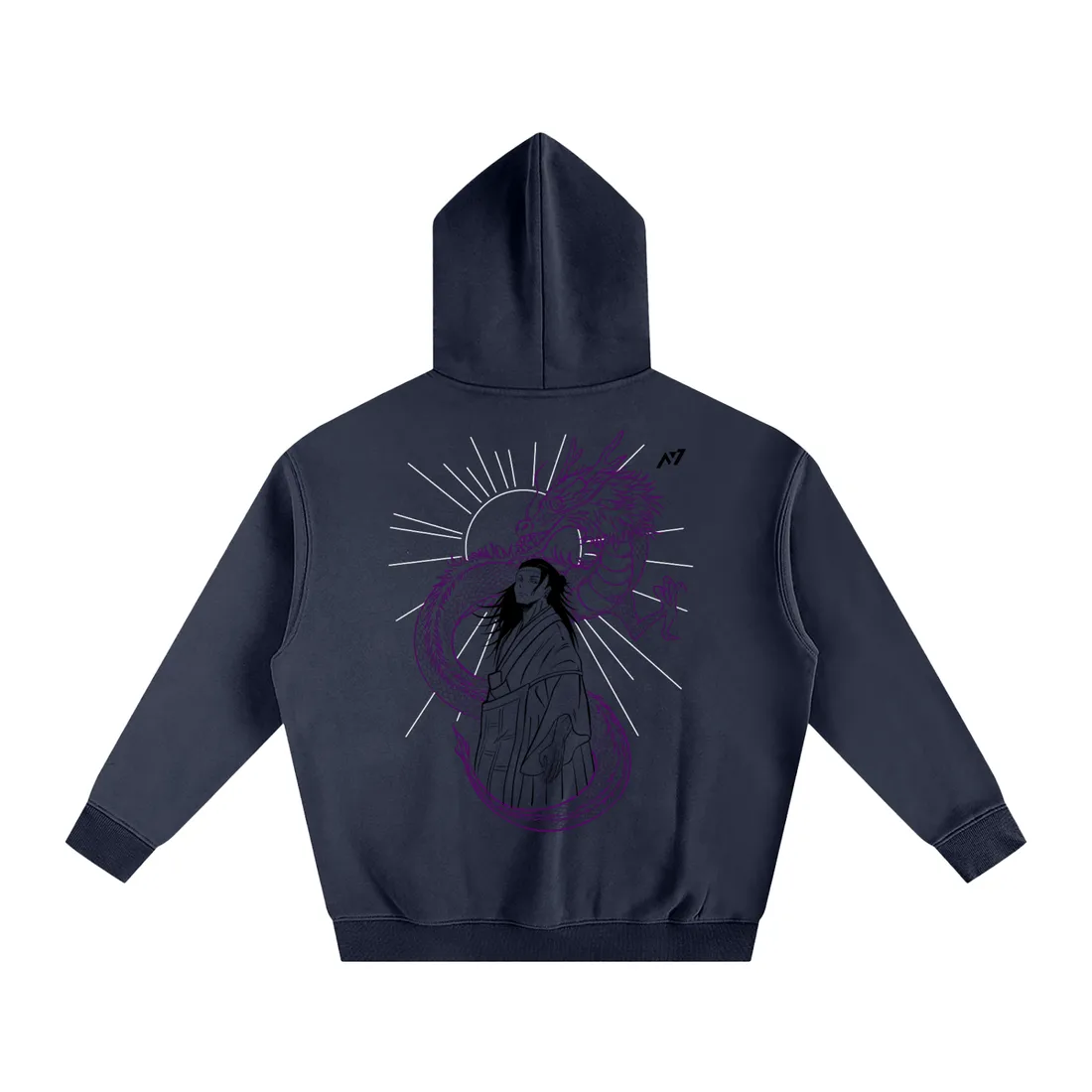 Moletom Oversized com Capuz — Devorador de Maldições — imagem 4