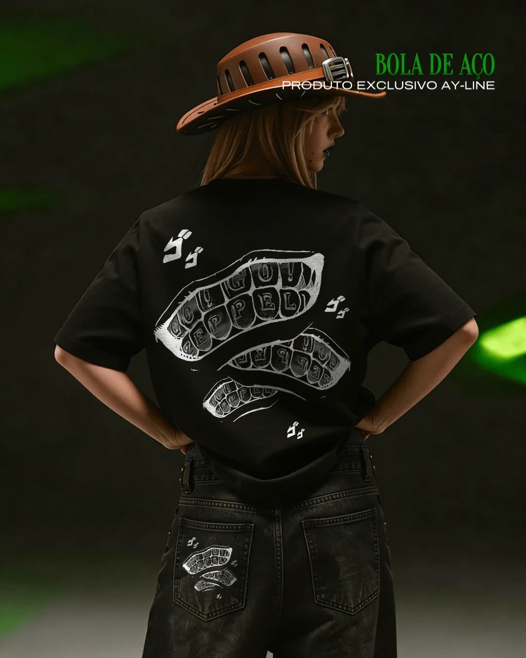Camiseta Oversized — Esfera de Aço