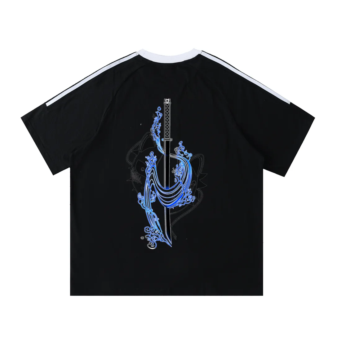 Camiseta Oversized de Gola Redonda — Quebra-Mar — imagem 3