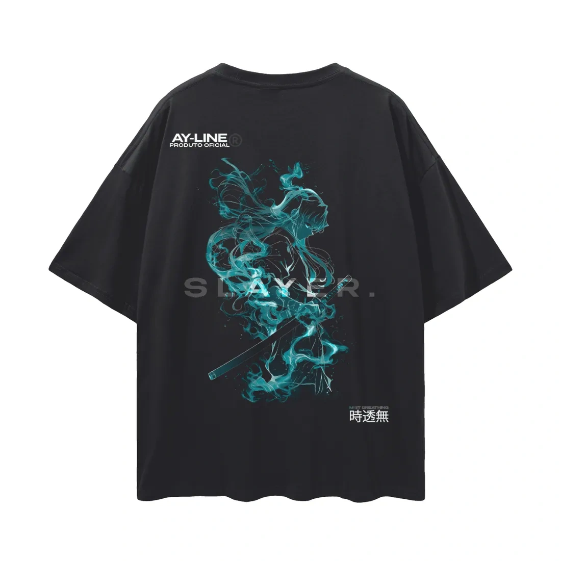Camiseta Oversized — Respiração da Névoa