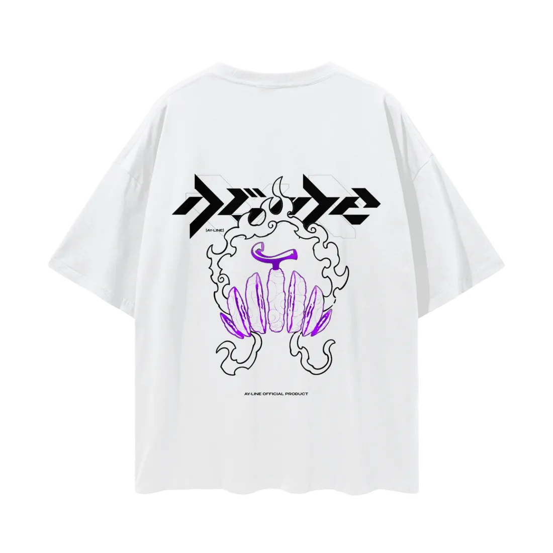 Camiseta Oversized — Pulso Desperto · Branca — imagem 2