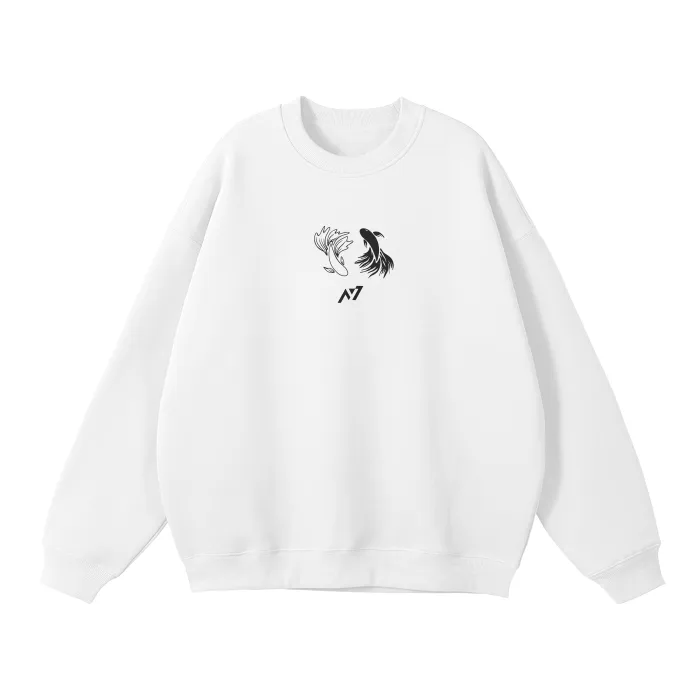 Moletom Oversized sem Capuz — O Feiticeiro Mais Forte · Branco — imagem 2