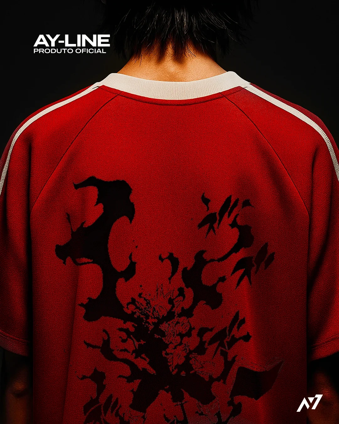 Camiseta Oversized de Gola Redonda — Ascensão do Grimório — imagem 6