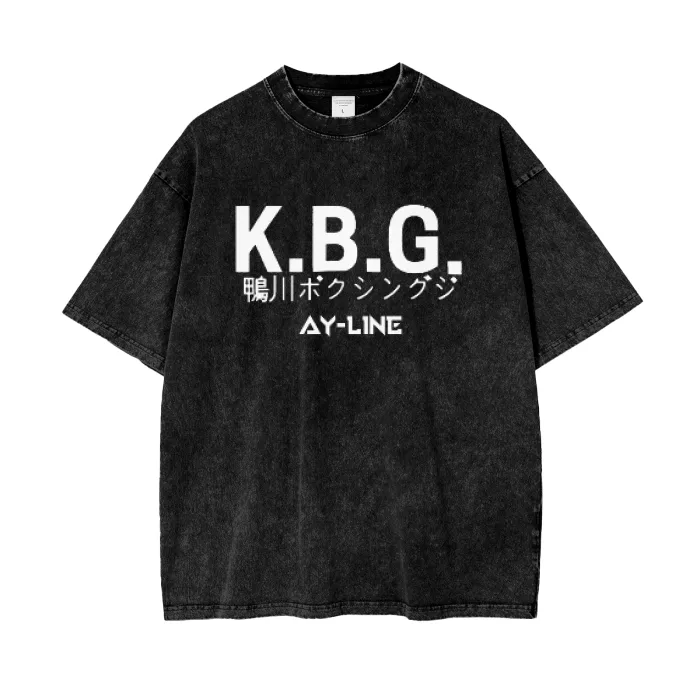 Camiseta Oversized — Ascensão do Nocaute · Preta · Estonada — imagem 2