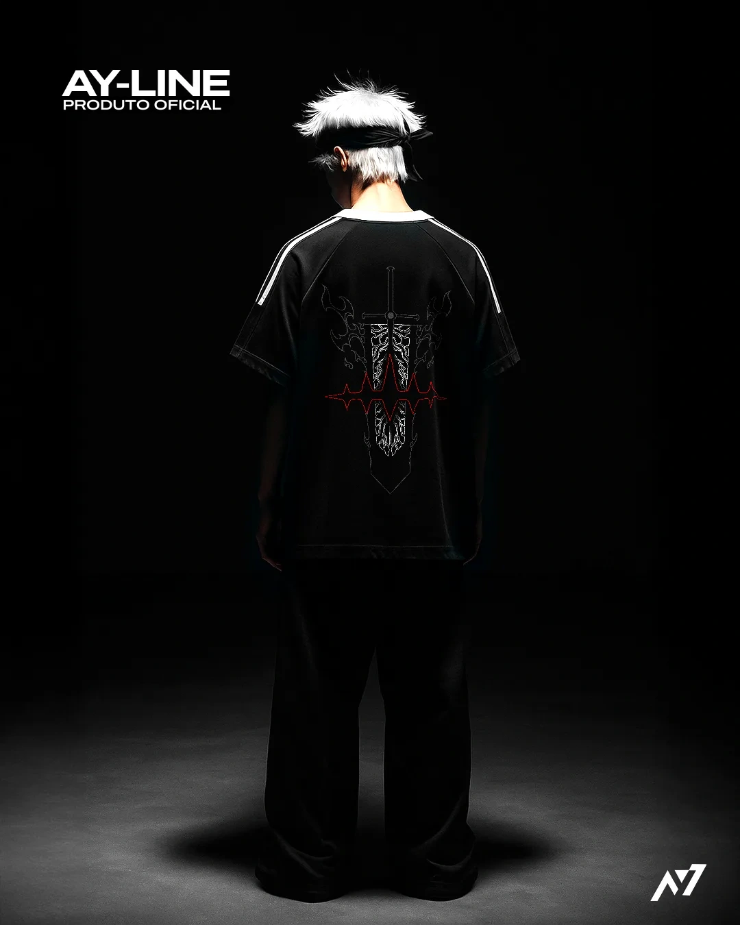 Camiseta Oversized de Gola Redonda — Antimagia