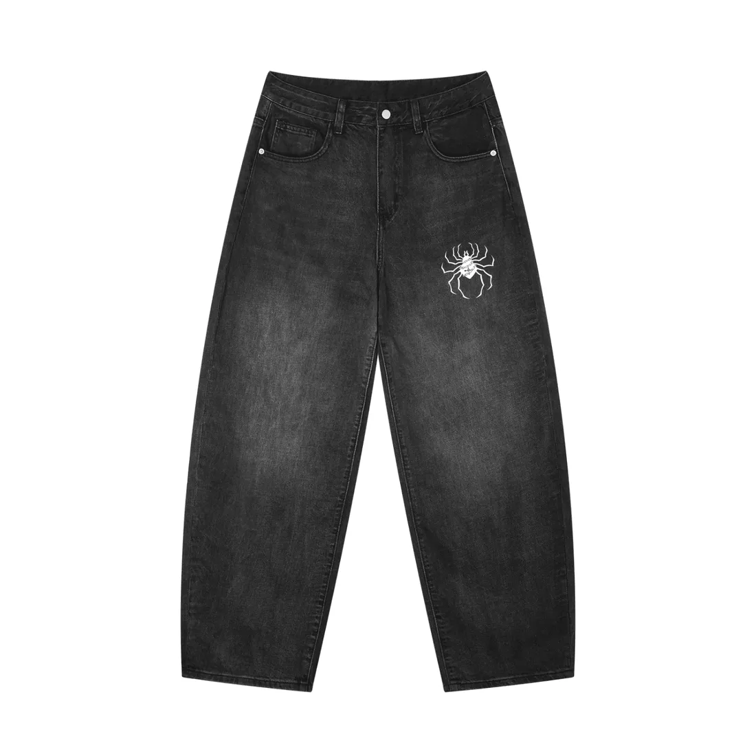 Calça Jeans de Corte Arredondado — O Fantasma — imagem 2
