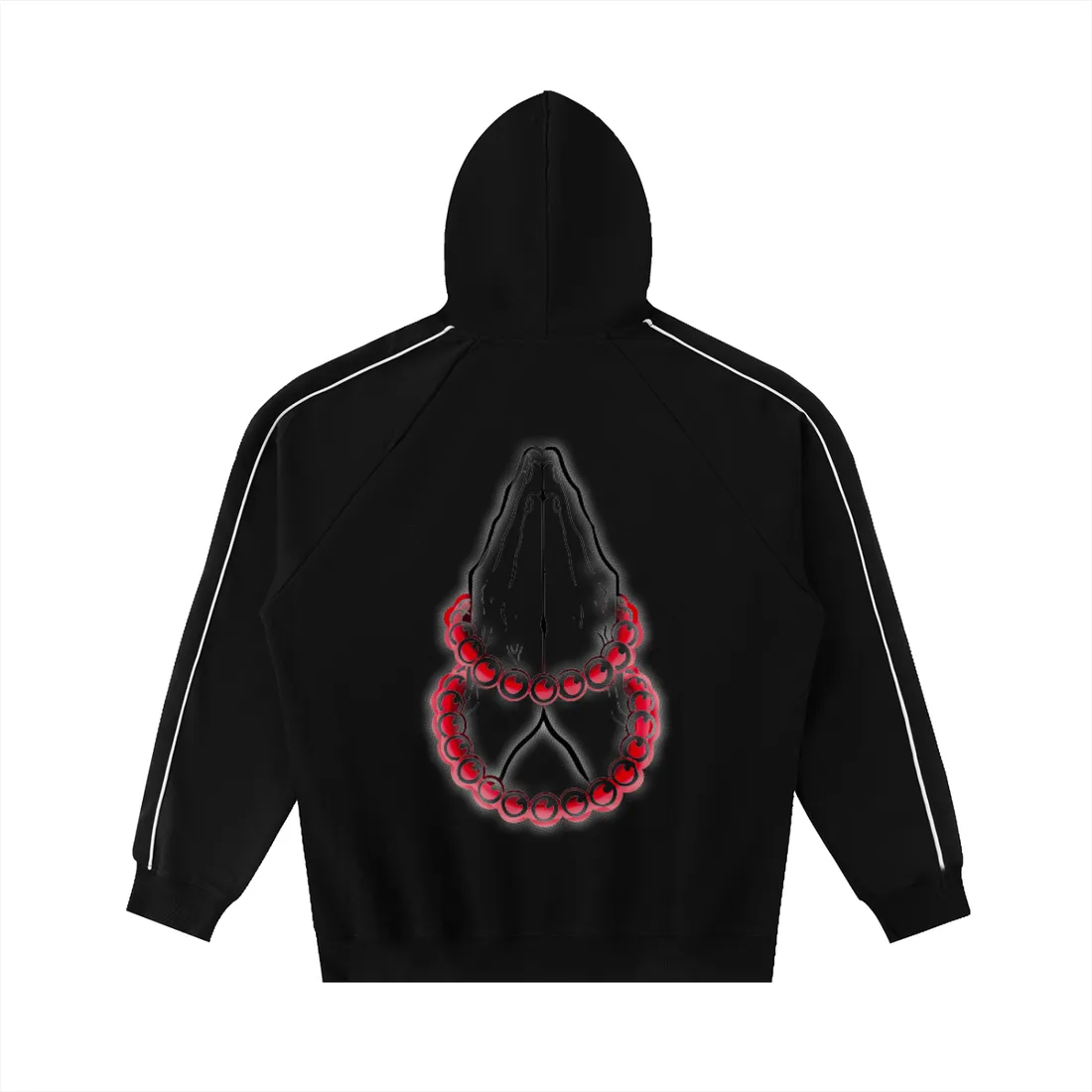 Moletom Oversized com Capuz — Hashira da Pedra · Listrado