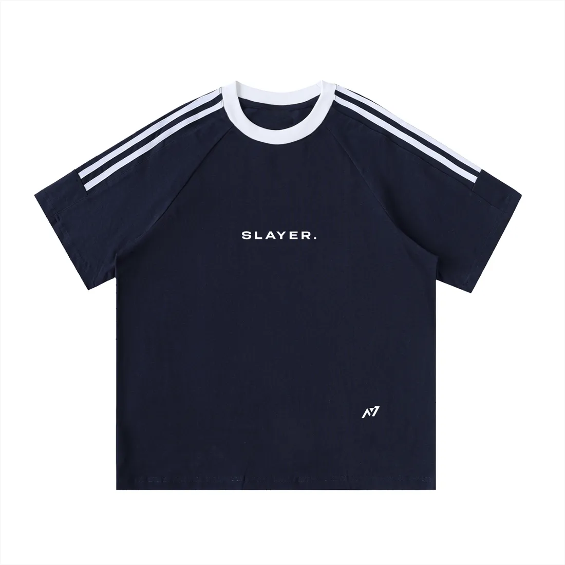 Camiseta Oversized de Gola Redonda — Quebra-Mar — imagem 4