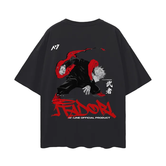 Camiseta Oversized — Flash Negro — imagem 2
