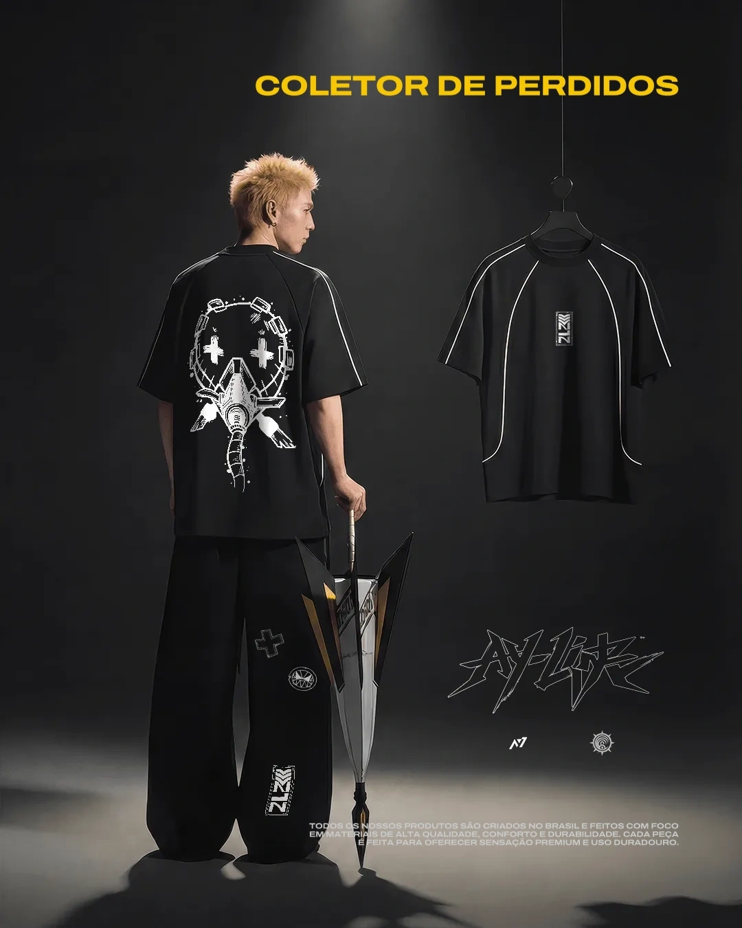 Camiseta Oversized — Colecionador Errante
