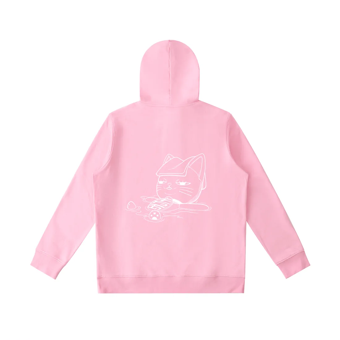 Moletom Oversized com Capuz — Gato Psíquico