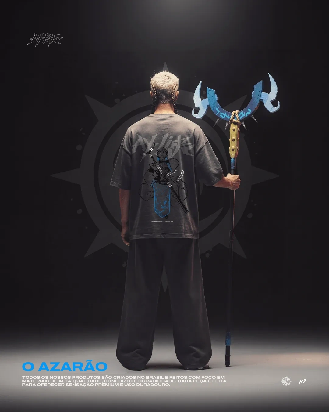 Camiseta Oversized — O Azarão