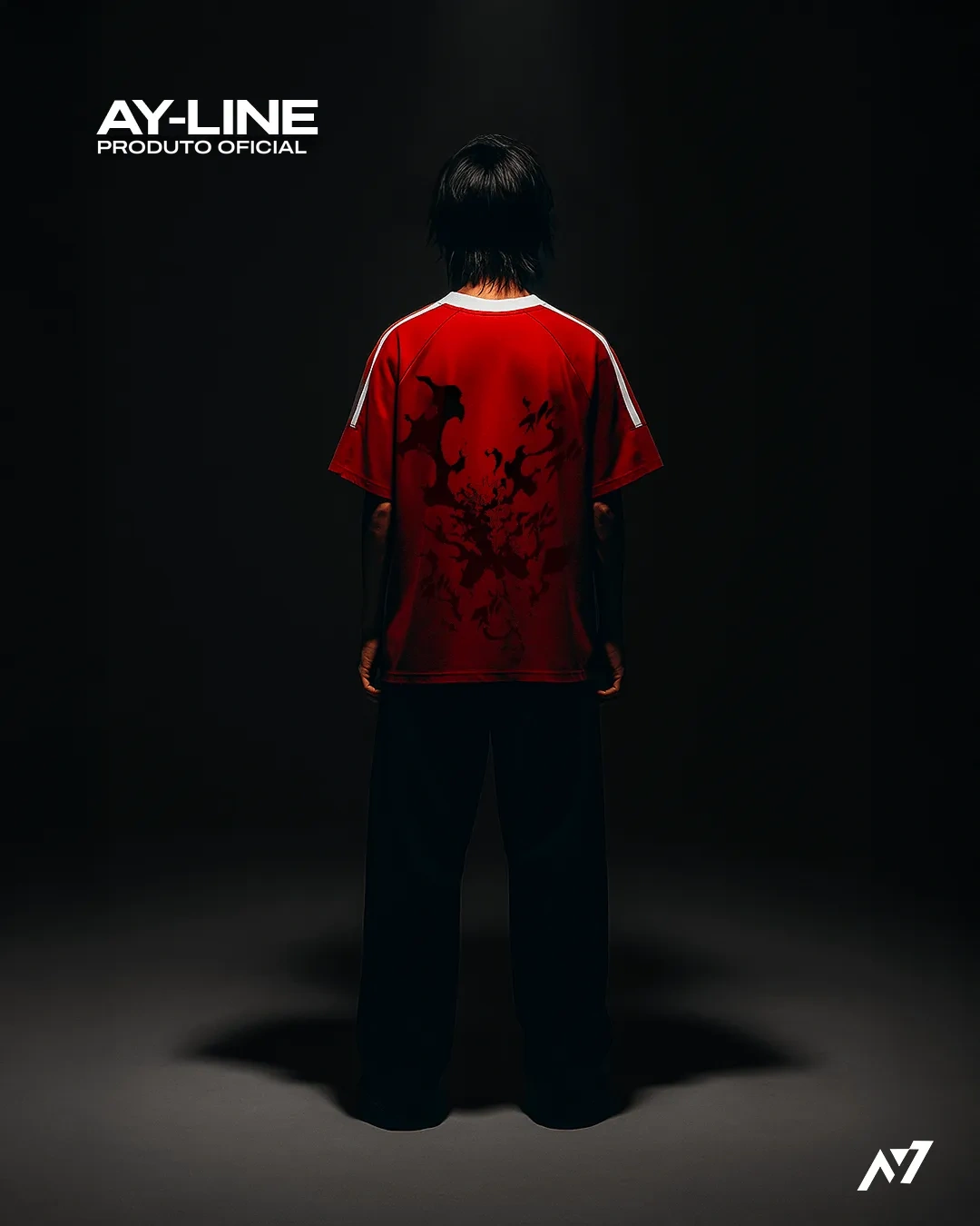 Camiseta Oversized de Gola Redonda — Ascensão do Grimório