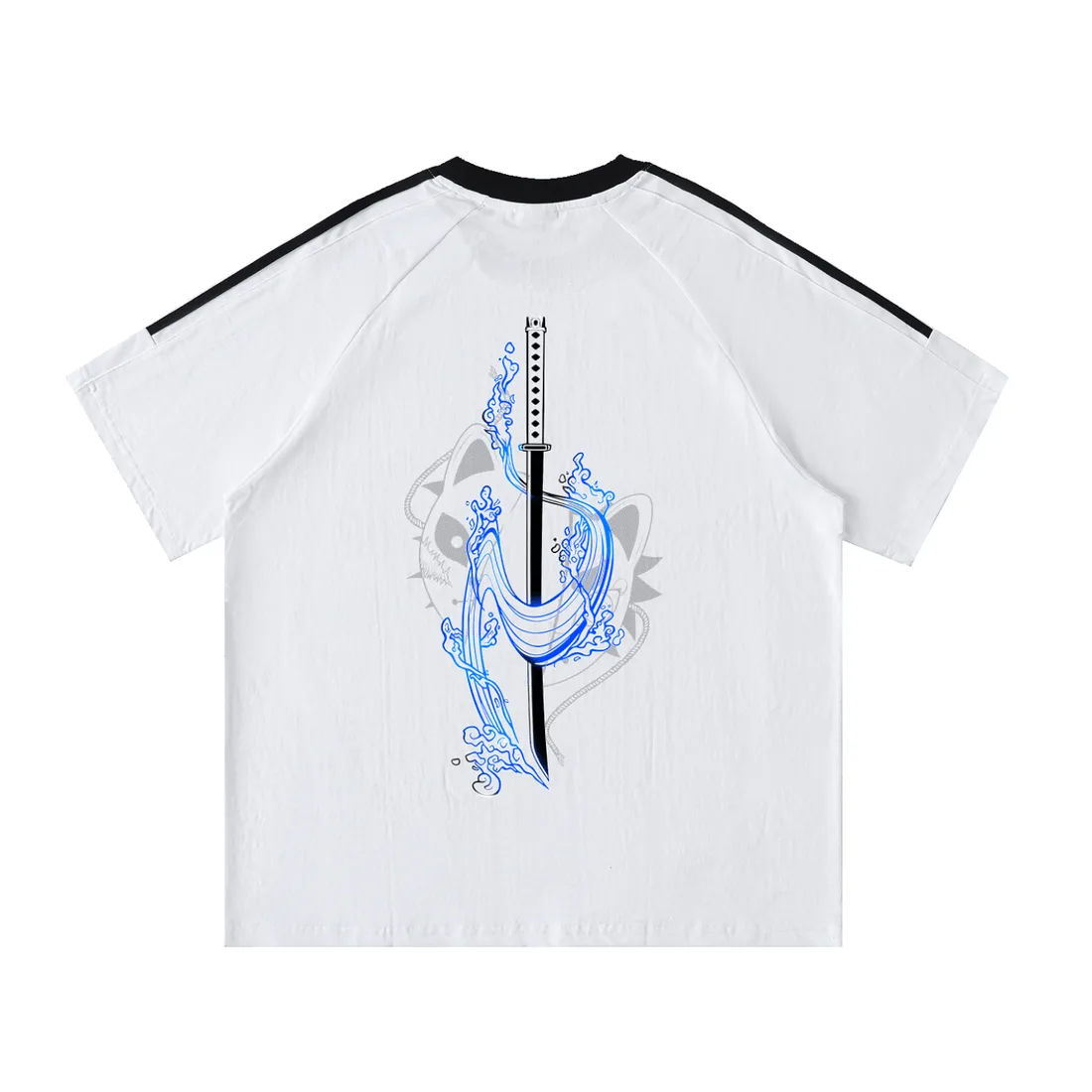 Camiseta Oversized de Gola Redonda — Quebra-Mar — imagem 7
