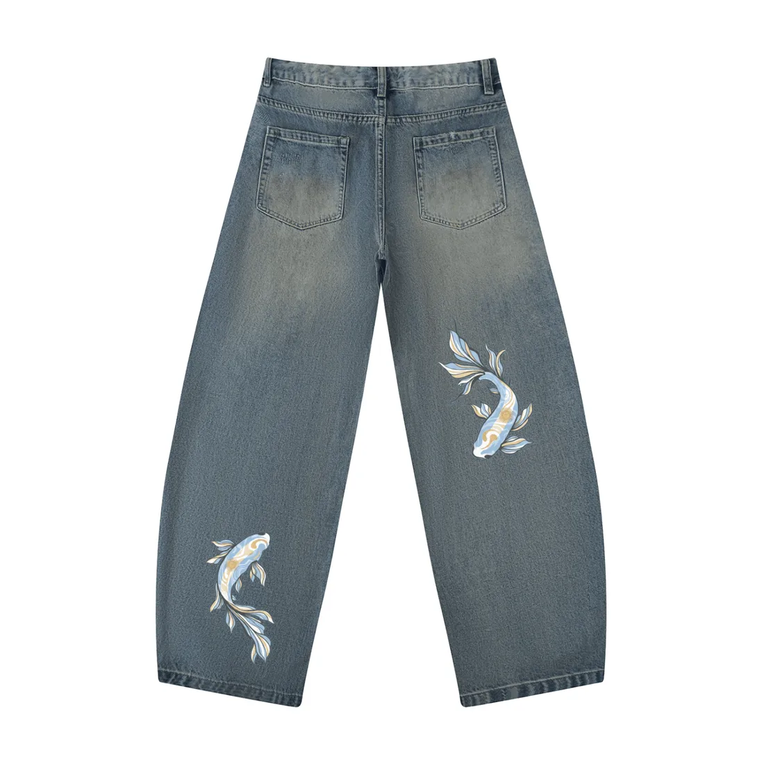 Calça Jeans de Corte Arredondado — A Lenda · Argentina — imagem 3