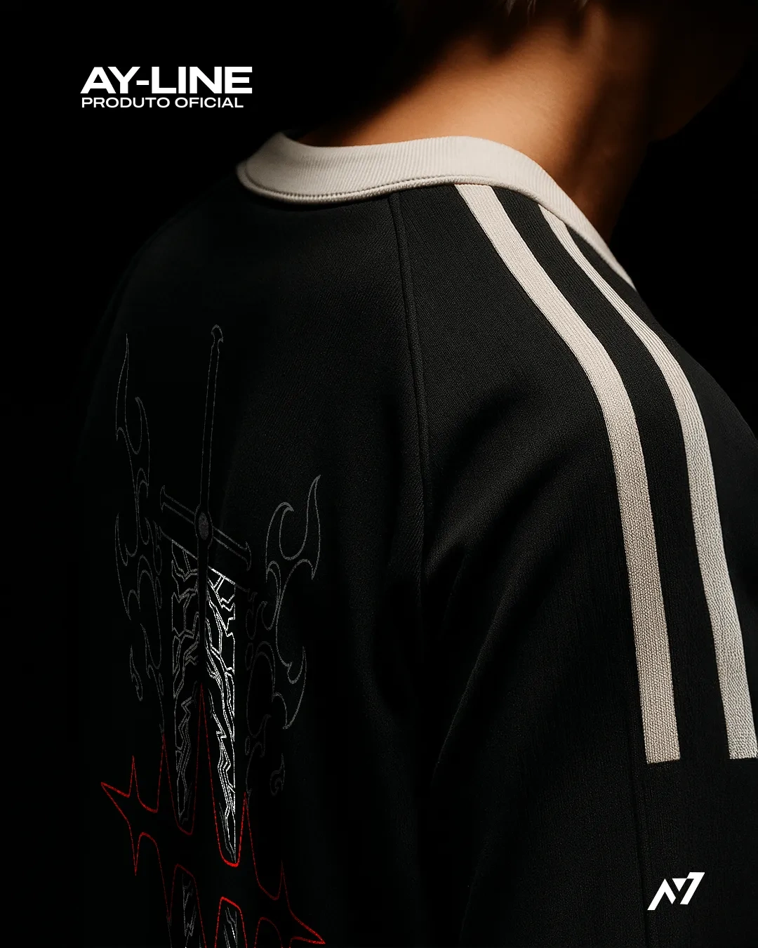 Camiseta Oversized de Gola Redonda — Antimagia — imagem 5