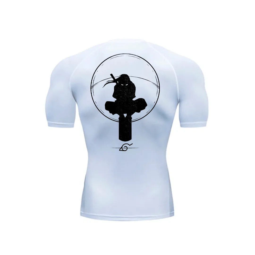 Camiseta de Compressão — Corvo Sombrio