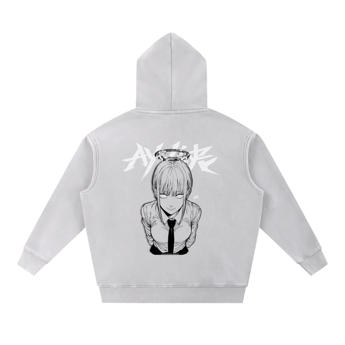 Moletom Oversized com Capuz — Autoridade Rubra · Estonado — imagem 5