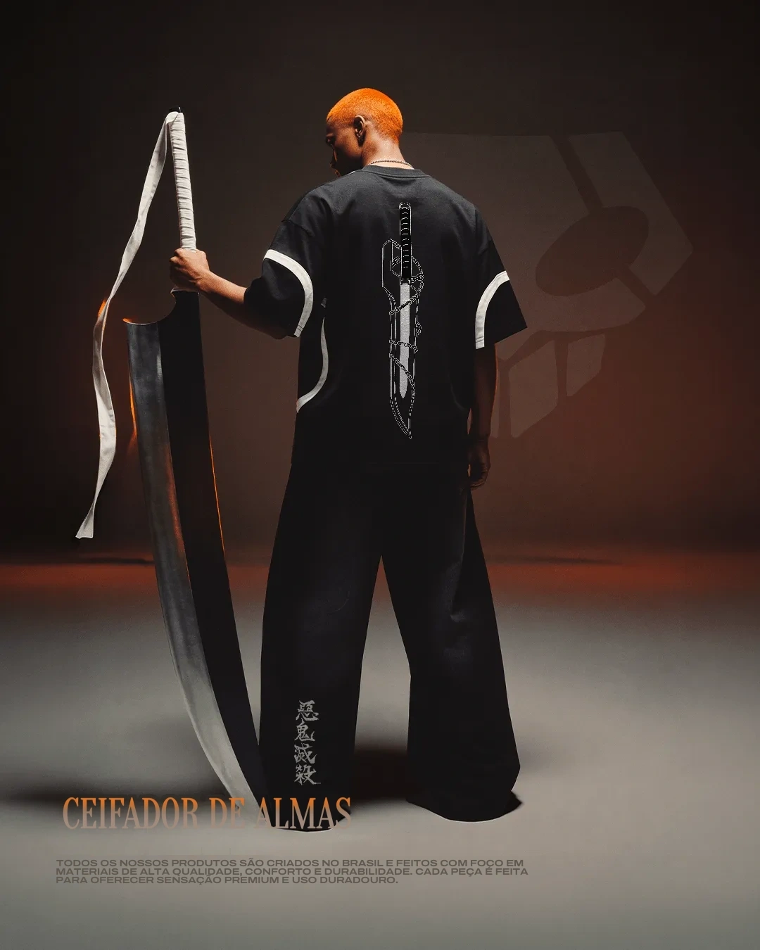Camiseta Oversized — Ceifador de Almas