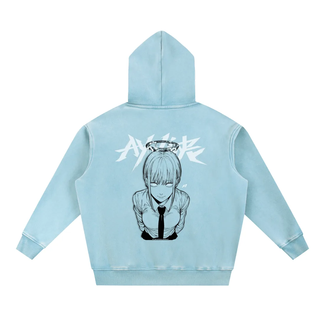 Moletom Oversized com Capuz — Autoridade Rubra · Estonado — imagem 7