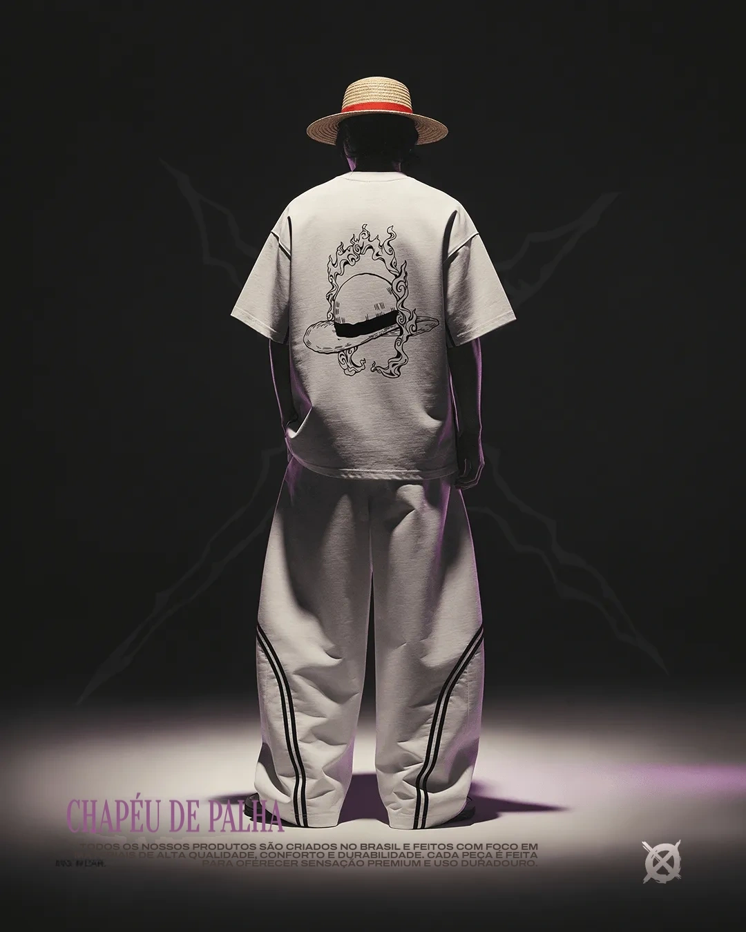 Camiseta Oversized — Chapéu de Palha — imagem 1