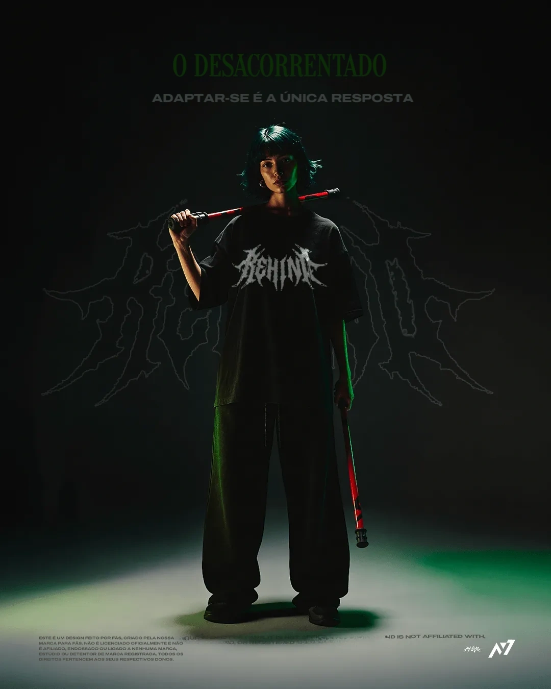 Camiseta Oversized — O Indomável — imagem 4