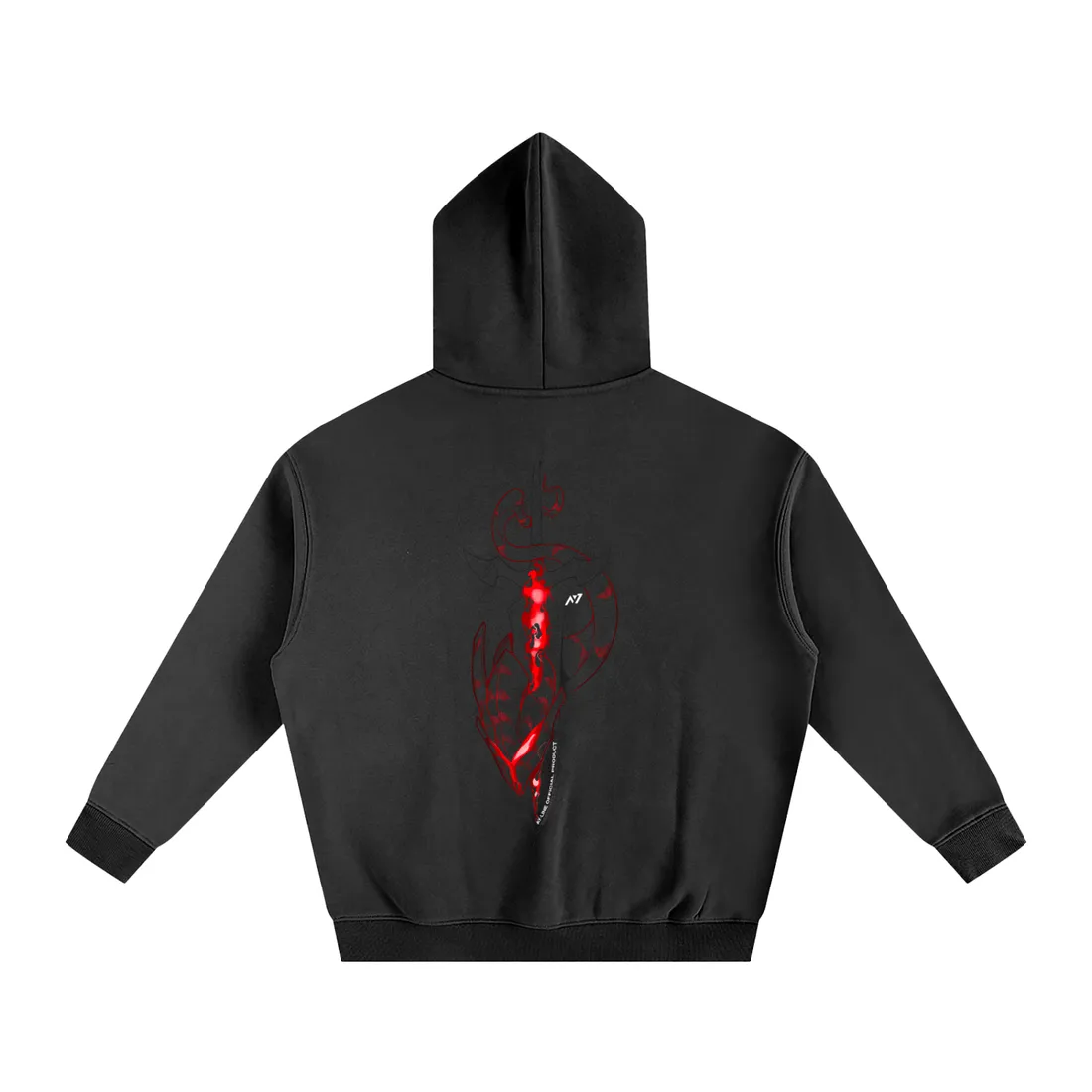 Moletom Oversized com Capuz — Lâmina Demoníaca