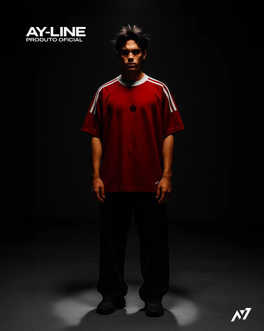 Camiseta Oversized de Gola Redonda — Ascensão do Grimório — imagem 1