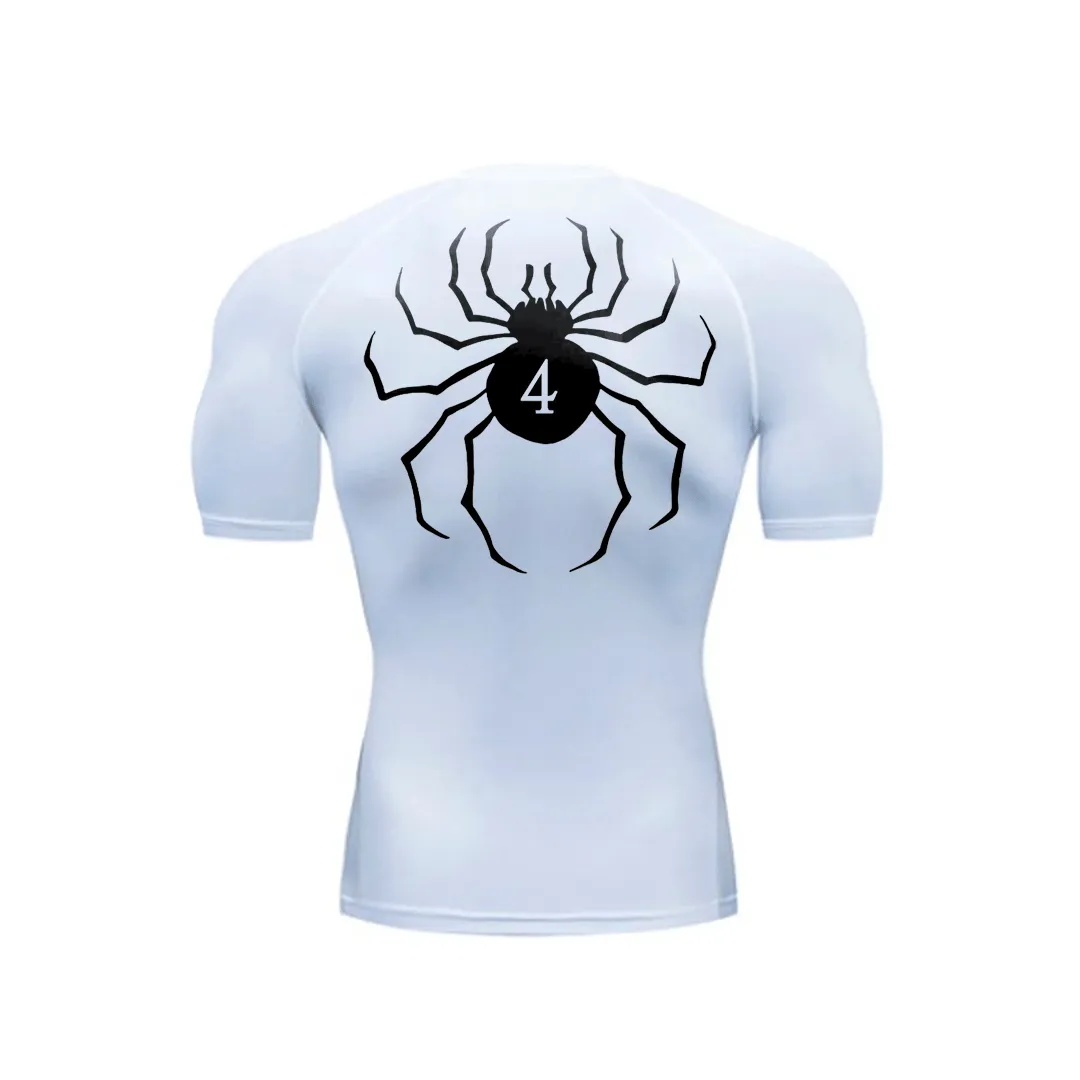 Camiseta de Compressão — Bobo Fantasma · Branca