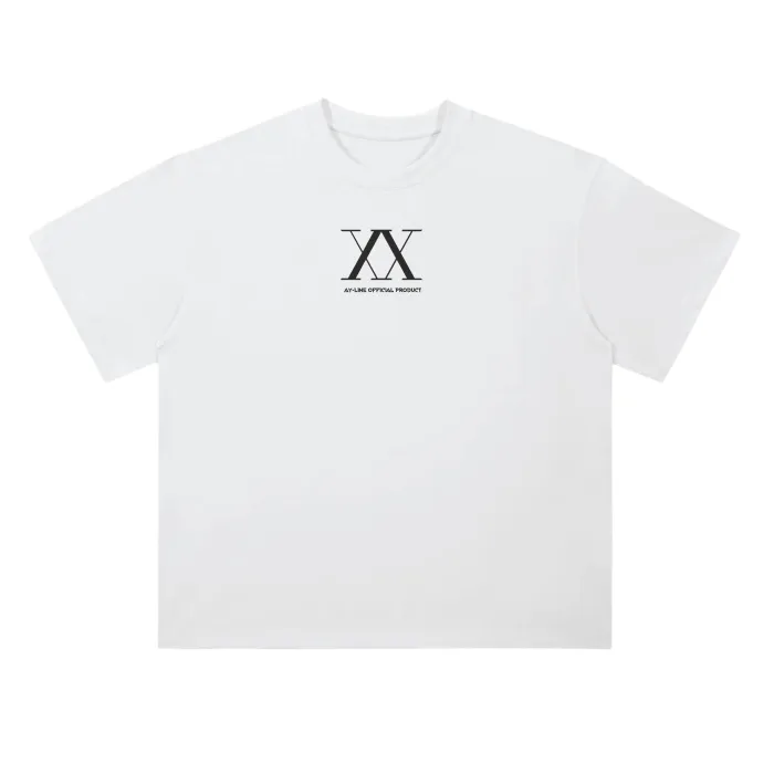 Camiseta Oversized — Assassino Silencioso · Branca · de Malha Encorpada — imagem 2