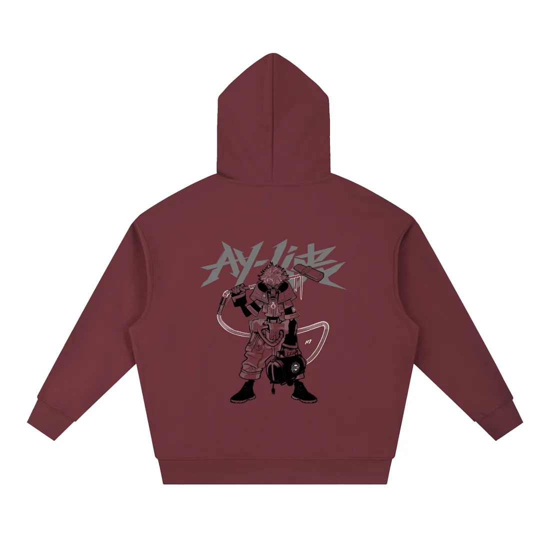 Moletom Oversized com Capuz — Desbravador das Ruínas — imagem 4