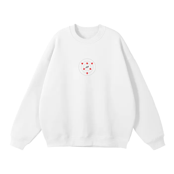 Moletom Oversized sem Capuz — Olho da Lua · Branco — imagem 2