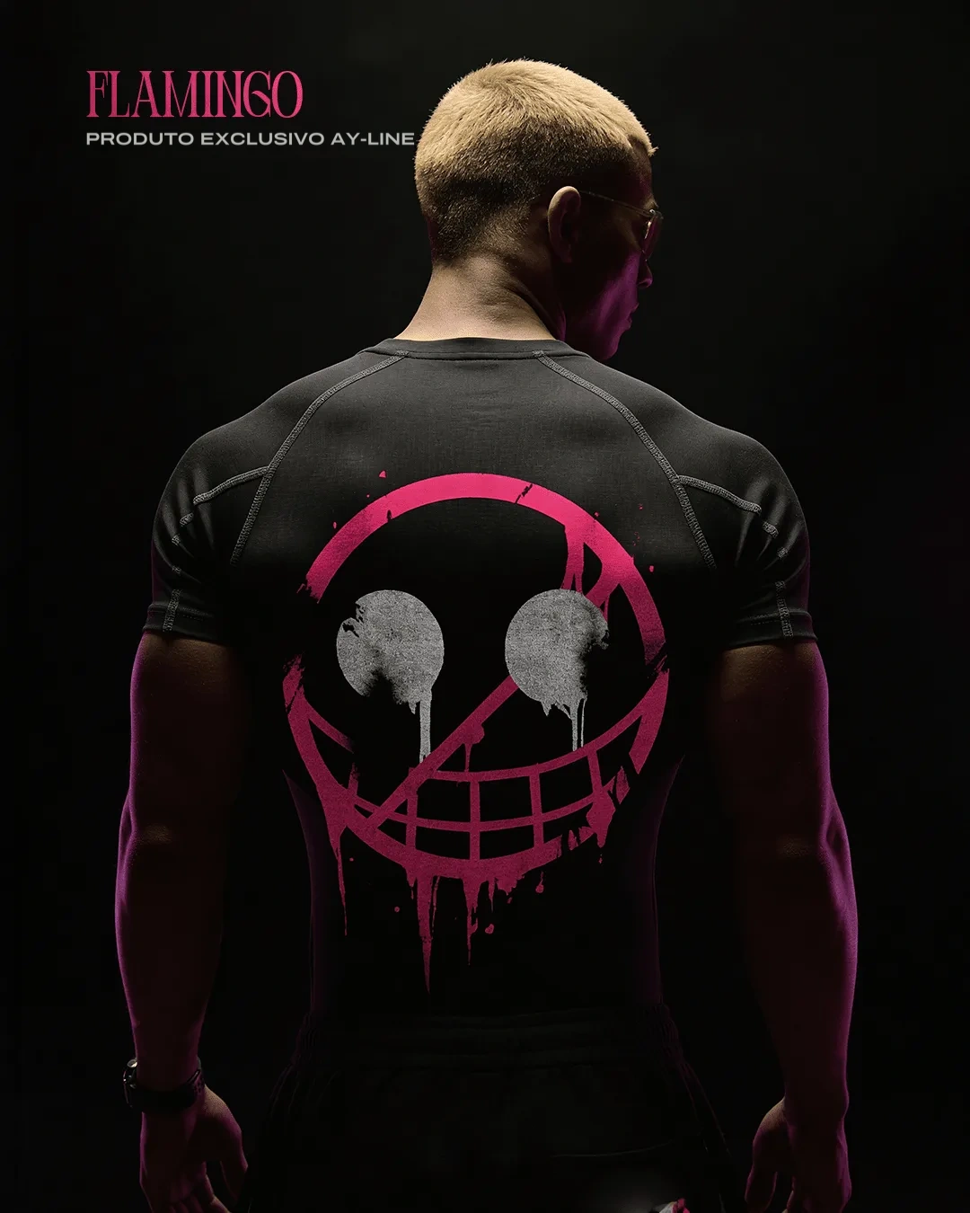 Camiseta de Compressão — Flamingo
